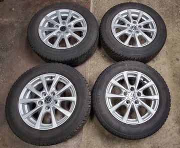 VW GOLF 7 VII ШЕСТЕРНИ ДИСКИ ШИНЫ 195/65R15 195/65/15 CONTINENTAL