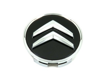 CITROEN 60MM НОВЫЕ КОЛПАЧКИ 60 MM 4 ШТУКИ ЧЕРНЫЙ