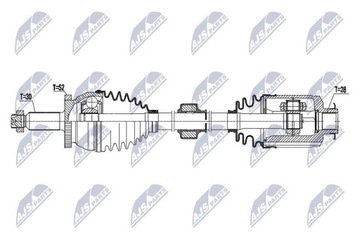 ПОЛУОСЬ ПРИВОДНАЯ HYUNDAI SANTA FE III 2.4 4WD 12-, K