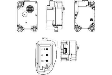 MAHLE ДВИГАТЕЛЬ ШАГОВИЙ КОНДИЦИОНЕРА VOLVO S60 I S80 I V70 II XC70 I