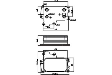 NISSENS РАДИАТОР МАСЛА DODGE NITRO JEEP CHEROKEE WRANGLER III 2.8D