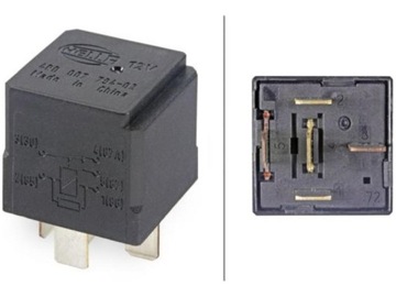 A7B4A1 HELLA РЕЛЕ УНИВЕРСАЛЬНИЙ (12V, 5/20/30A, LICZBA POŁĄCZEŃ: 5) ПАНЕЛЬ