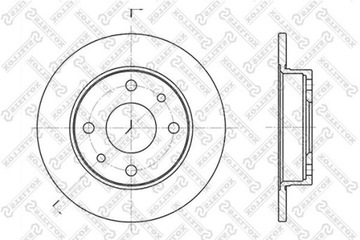 ДИСК ТОРМОЗНОЙ ALFA ROMEO 145 2.0 16V 98-01