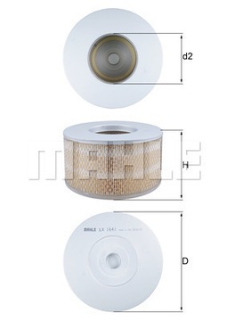 KNECHT / MAHLE ФИЛЬТР ВОЗДУХА TOYOTA