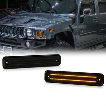 ДЛЯ HUMMER H2 2003-2009 PRZEDNIE/TYLNE LED (СВЕТОДИОД ) AMBER K