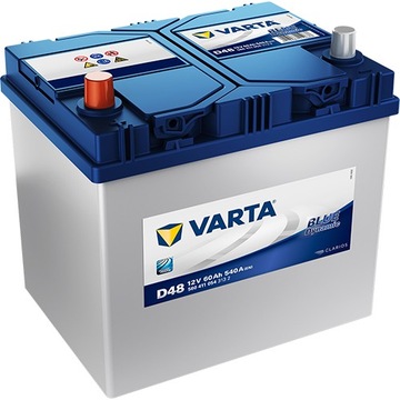 АККУМУЛЯТОР VARTA BLUE DYNAMIC D48 60AH 540A L+