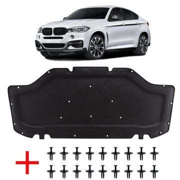 BMW X6 F16 F86 14-19 ШУМОИЗОЛЯЦИЯ КАПОТА 51487284629