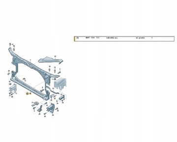 ГАЙКА ЗАЖИМНЫЙ ПАНЕЛИ ПЕРЕДНЕГО AUDI WHT007389