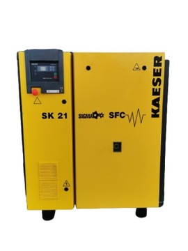 11KW +FALOWNIK КОМПРЕССОР ВИНТОВОЙ KAESER SK21 SFC 1800L/MIN 11BAR КОМПРЕССОР