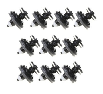 10X КЛИПСА ДВЕРНЫЕ КАРТЫ ДВЕРЬ VW GOLF PASSAT POLO CADDY TIGUAN TOURAN JETTA