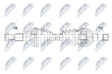 ПОЛУОСЬ ПРИВОДНАЯ OPEL ANTARA 4WD 06-, CHEVROLET CAPT