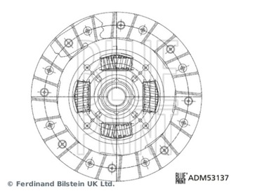 BLUE PRINT ADM53137 ДИСК СЦЕПЛЕНИЯ