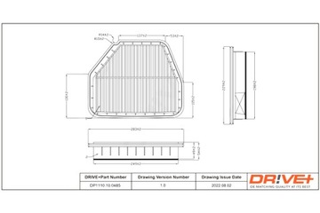 DRIVE+ ФИЛЬТР ВОЗДУХА OPEL 2.2D 10-15 ANTARA A