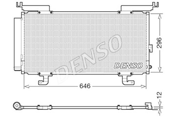 DENSO КОНДЕНСАТОР КОНДИЦИОНЕРА SUBARU OUTBACK 2.0D 2.5 03.15-