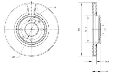 TOMEX BRAKES ДИСКИ ТОРМОЗНЫЕ ТОРМОЗНЫЕ 2 ШТУКИ. RENAULT MEGANE 96-02