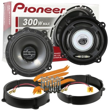 КОМПЛЕКТ PIONEER ДИНАМИКИ FIAT IDEA CROMA ALFA ROMEO 159 ПЕРЕД I ЗАД ПРОСТАВКА