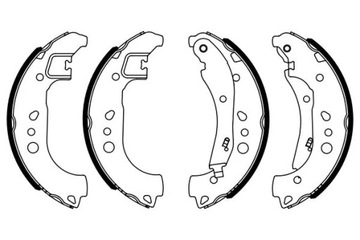 BOSCH 0 986 487 959 КОМПЛЕКТ КОЛОДОК ТОРМОЗНЫХ