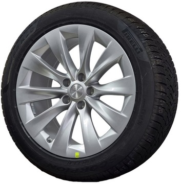 НОВЫЕ ОРИГИНАЛЬНЫЕ ШЕСТЕРНИ TESLA МОДЕЛЬ X 2015-2021 20 ДЮЙМОВ PIRELLI 5X120 ЗИМНИЕ