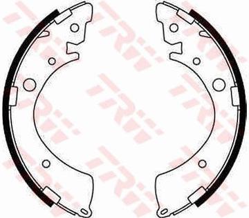 TRW GS8245 КОМПЛЕКТ КОЛОДОК ТОРМОЗНЫХ