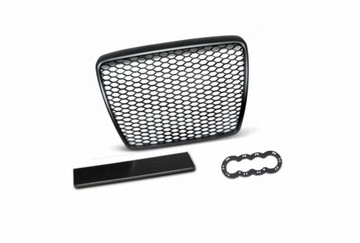 Grille grill audi a6 c6 08-11 rs look black facelift, buy