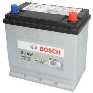 АККУМУЛЯТОР BOSCH S3 45AH 300A DOSTAWA ЗАМЕНА