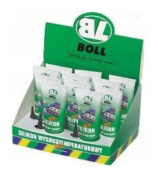 0070107 BOLL MASA SILIKONOWA WYSOKOTEMPERATUROWA ЧЕРНАЯ 80ML /КОМПЛЕКТ 11 ШТ