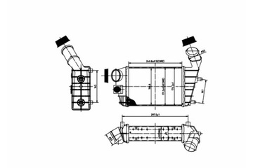 HART ИНТЕРКУЛЕР РАДИАТОР ВОЗДУХА ALFA 1471.9JTD 04-