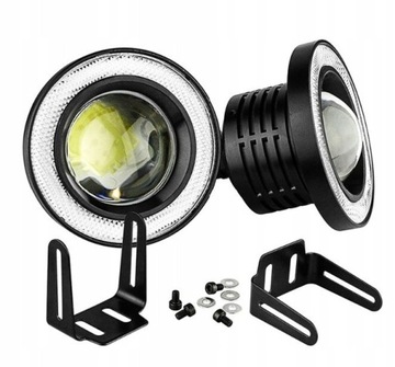 3,5 CALA TAGFAHRLICHT ŚWIATŁA Z RINGIEM ANGLE EYE LED (LEUCHTDIODE) TAGESLICHT NEBELLAMPE