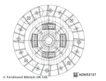 ДИСК SPRZ. /BLUE PRINT/ ADM53137 BLUE PRINT