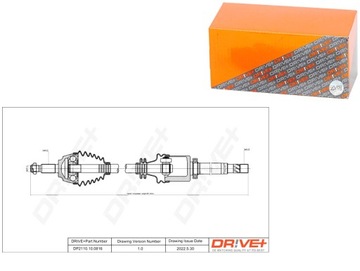 ПОЛУОСЬ ПРИВОДНАЯ RENAULT CLIO 05-12 P DRIVE+