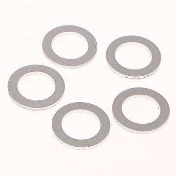 10Pcs/Set M14 Aluminum Engine Oil Drain Plug Crush Gasket Washers Se~47148