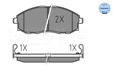 MEYLE КОЛОДКИ HAM. HYUNDAI P. H-1 2,4-2,5D 97-04 Z ДАТЧИКОМ