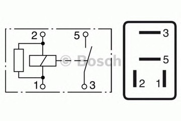 PRZEKAZNIK 12V/30A/4PIN 0 332 011 007