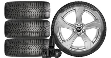 НОВЫЕ ШЕСТЕРНИ ЗИМА HYUNDAI VELOSTER PIRELLI 215/45R17+TPMS