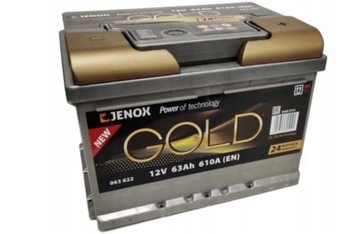 АКУМУЛЯТОР JENOX GOLD 12V 63AH 610A