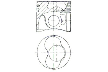 NURAL ПОРШЕНЬ ДВИГАТЕЛЯ КОМПЛЕКТ Z PIERSC 79.5 STD AUDI SEAT SKODA VW 1.9 TDI