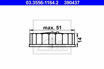 КРЫШКА БАК ЖИДКОСТИ ТОРМОЗНОЙ 03.3556-1164.2