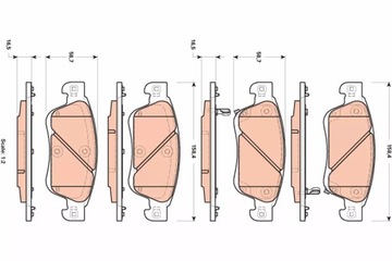 КОЛОДКИ HAM. INFINITI P. EX 35/37 08-