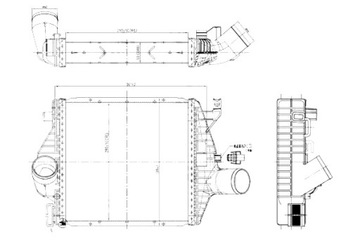 ABAKUS ИНТЕРКУЛЕР РАДИАТОР ВОЗДУХА DOŁADOWUJĄCEGO