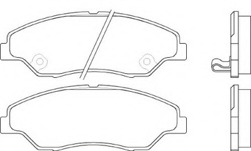 КОЛОДКИ ТОРМОЗНЫЕ ПЕРЕД KIA SPORTAGE 1994- 2003