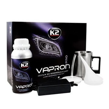 K2 VAPRON КОМПЛЕКТ DO РЕСТАВРАЦИИ ФАР РЕСТАВРАЦИЯ ФАР 600ML