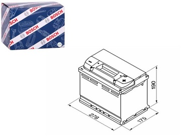 АККУМУЛЯТОР BOSCH 12V 74AH 680A S4 P + 1 278X175X190 B13 ПУСКОВОЙ