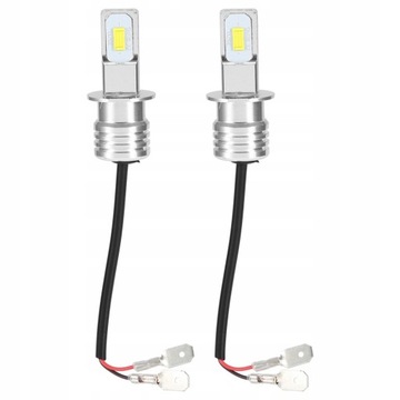 2X ЛАМПОЧКА LED (СВЕТОДИОД ) H3 80W 8000K 12-24V УНИВЕРСАЛЬНАЯ