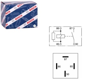 РЕЛЕ ТОКА РАБОТЫ V A 30A 12V LICZBA BIEGUNÓW 4 ШТУКИ MERCEDES A