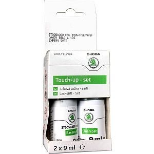 SKODA LAVA BLUE METALLIC TOUCH UP PAINT СЕТ // 3T0050300AW5Q