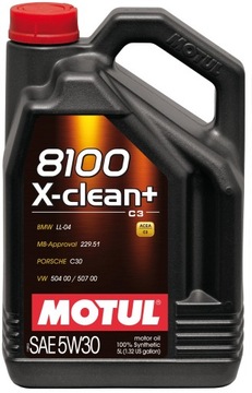 МАСЛО SIL.5W/30 MOTUL 8100 X-CLEAN+ /5L