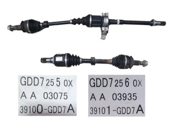 ПОЛУОСЬ ПЕРЕД ПРАВОЕ ЛЕВАЯ MAZDA CX3 1.5D 39100-GDD7A 39101-GDD7A