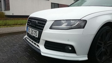 AUDI A4 B8 СПОЙЛЕР БАМПЕРА ПЕРЕДНЯЯ 2007-11