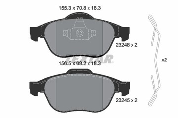 КОЛОДКИ ТОРМОЗНЫЕ TEXTAR 2324802