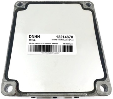 КОМПЬЮТЕР ECU OPEL ASTRA 1.6 12214870 DNHN CZYSTY